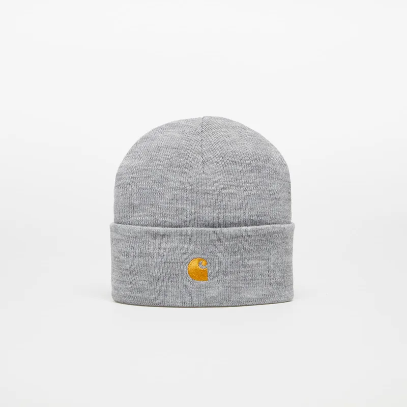 Καπέλο Carhartt WIP Chase Beanie Grey Heather/ Χρυσό Universal