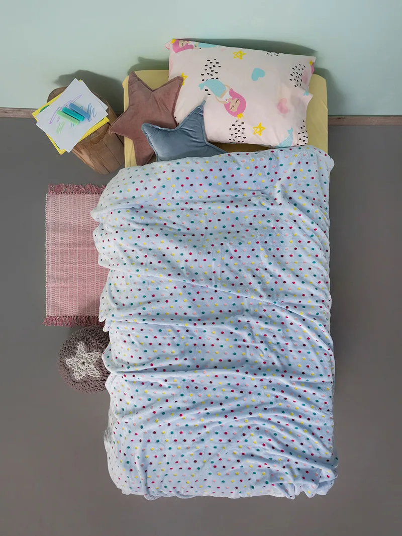 Κουβέρτα Fleece Μονή Φωσφοριζέ 160x220 BUBBLE - Palamaiki