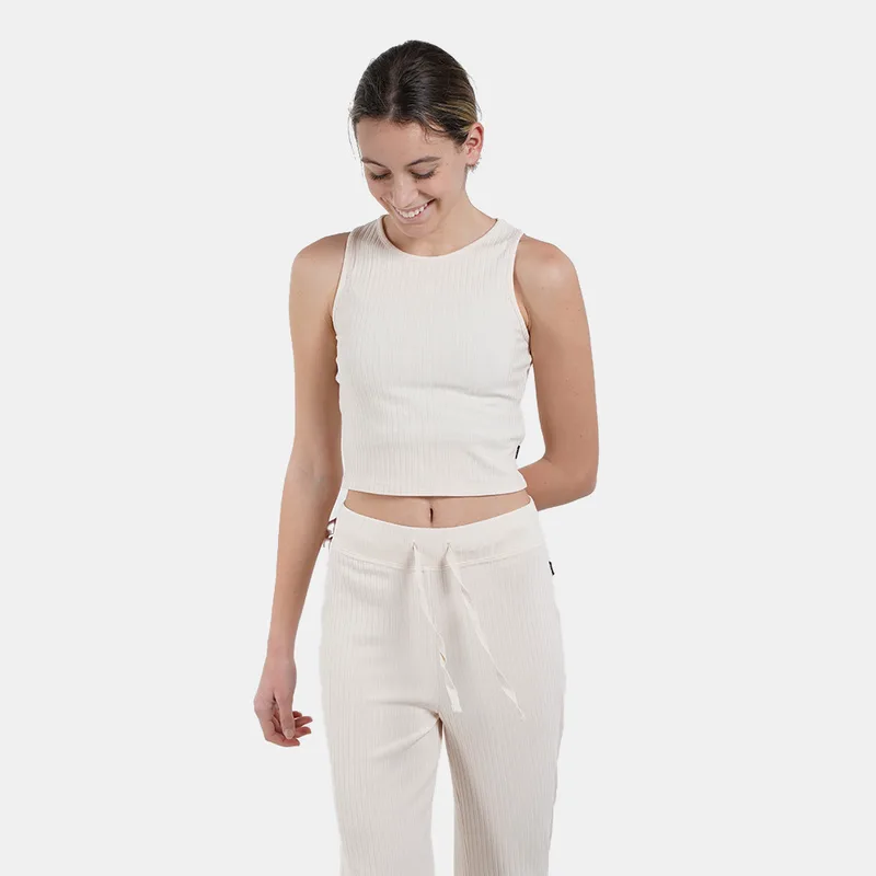 Nuff Γυναικείο Cropped Αμάνικο T-Shirt (9000100560_33682)