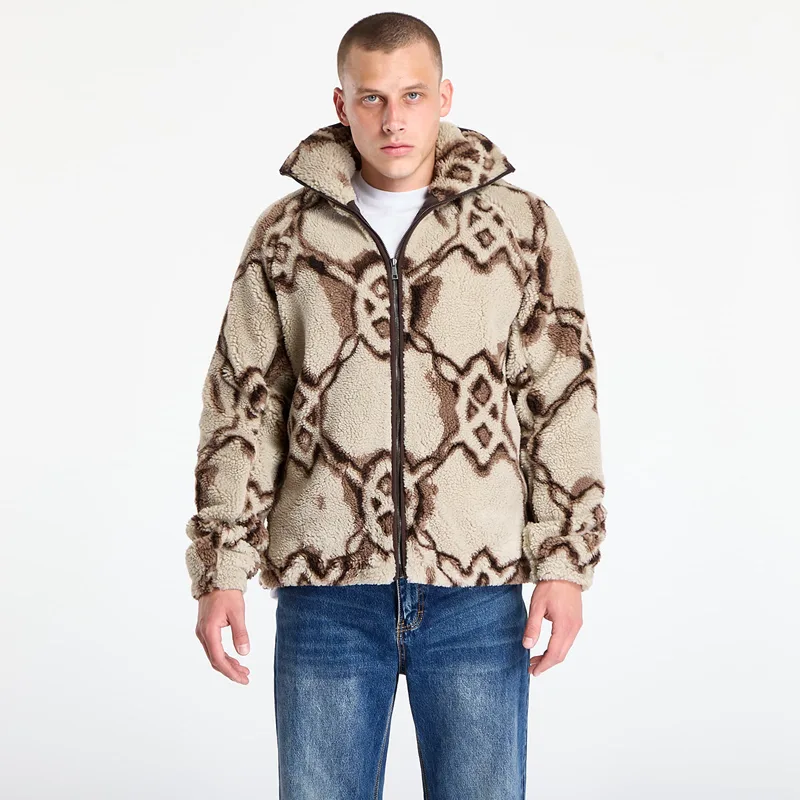 Φούτερ Daily Paper Burned Shield Sherpa Hoodie Off White XS