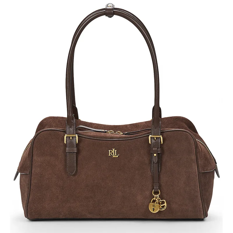 Τσάντες ώμου Lauren Ralph Lauren MARCY ZIP SATCHEL LARGE