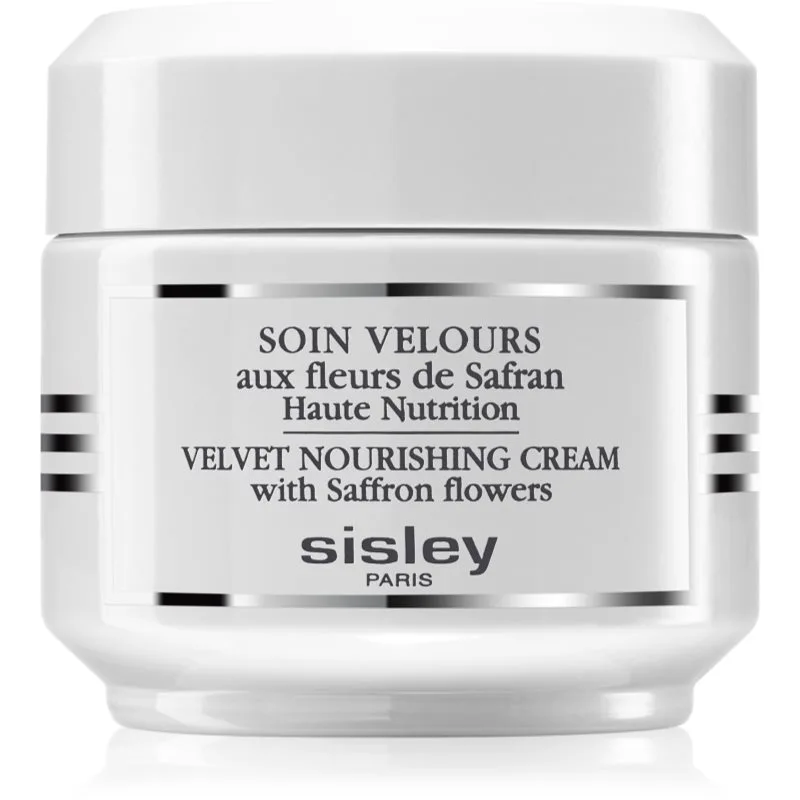 Sisley Velvet Nourishing Cream with Saffron Flowers ενυδατική κρέμα για ξηρή και ευαίσθητη επιδερμίδα 50 ml