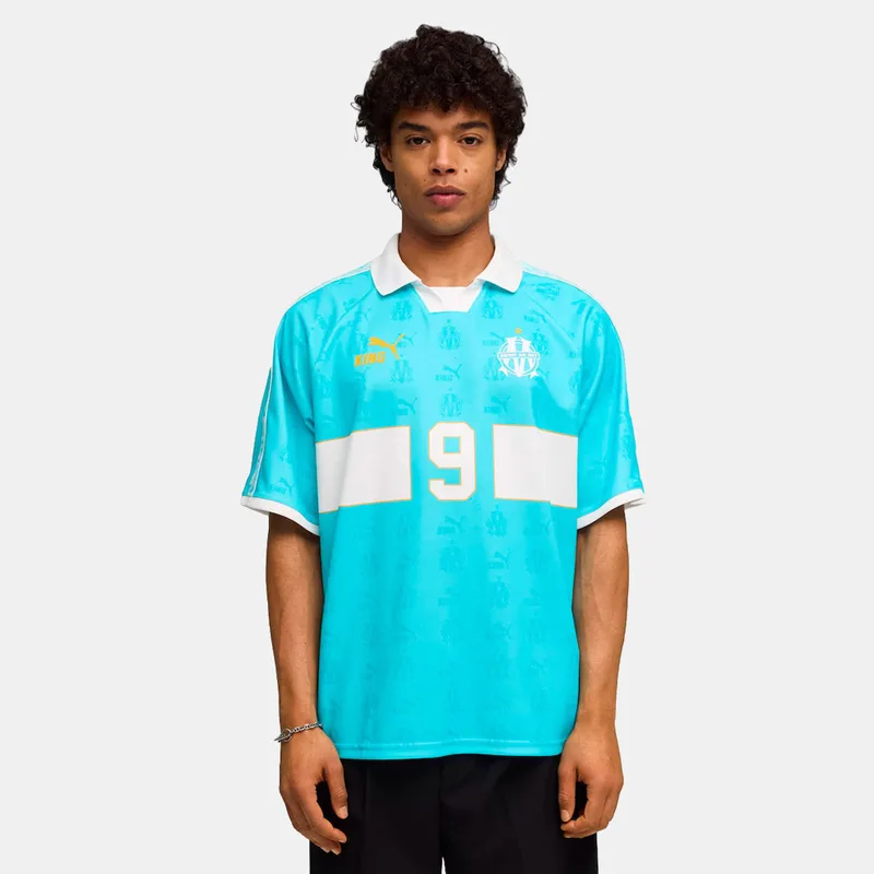 Puma Olympique Marseille FC KING Retro Ανδρική Ποδοσφαιρική Φανέλα (9000262784_92423)
