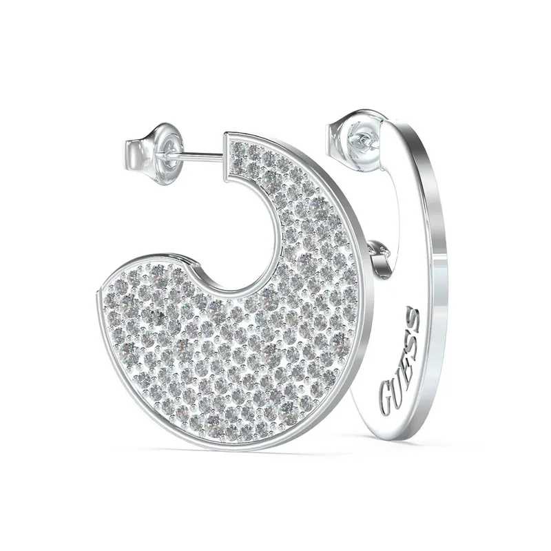 Guess Earrings for Women JUBE05229JWRH, 3 cm 3CM