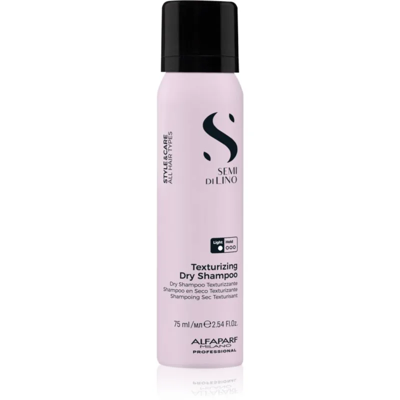 Alfaparf Milano Semi di Lino Style&Care Dry Shampoo αναδιαμορφωτικό στεγνό σαμπουάν με SPF 75 ml