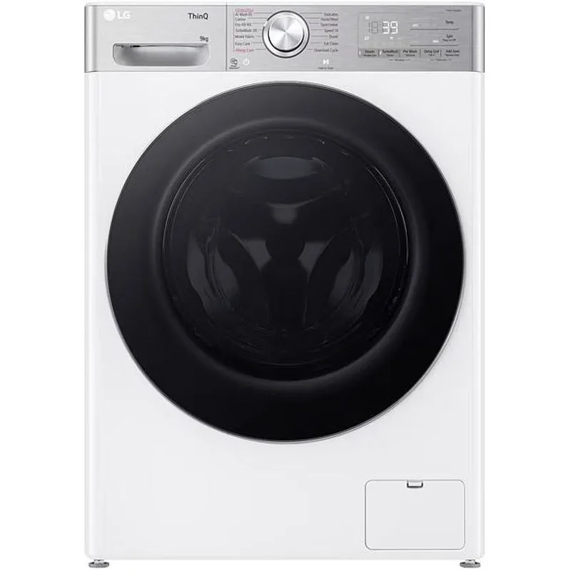 LG F4WR909P3W Πλυντήριο ρούχων 9kg, 1400 στροφών, με Ατμό και Wifi, A, Λευκό F4WR909P3W