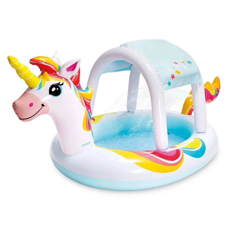 58435 INTEX Φουσκωτή Παιδική Πισίνα Unicorn 254x132x109cm