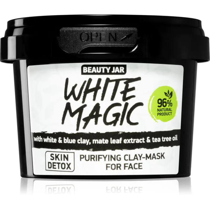 Beauty Jar White Magic καθαριστική μάσκα προσώπου με ενυδατικό αποτέλεσμα 120 ml