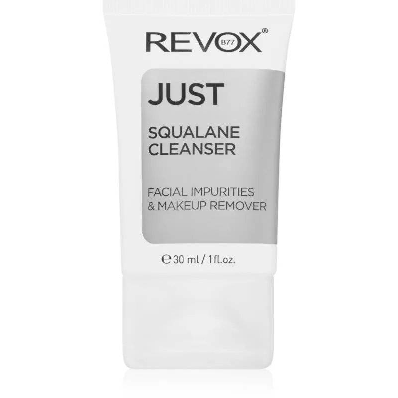 Revox B77 Just Squalane Cleanser βάλσαμο για ντεμακιγιάζ και καθαρισμό 30 ml