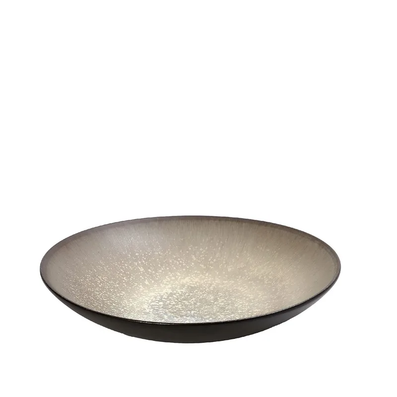 Πιάτο Φαγητού Βαθύ Stoneware Μπεζ-Καφέ Sensation ESPIEL 24x24x5εκ. GMT419K2 (Σετ 2 Τεμάχια) (Χρώμα: Καφέ, Υλικό: Stoneware, Μέγεθος: Μεμονωμένο) - ESPIEL - GMT419K2