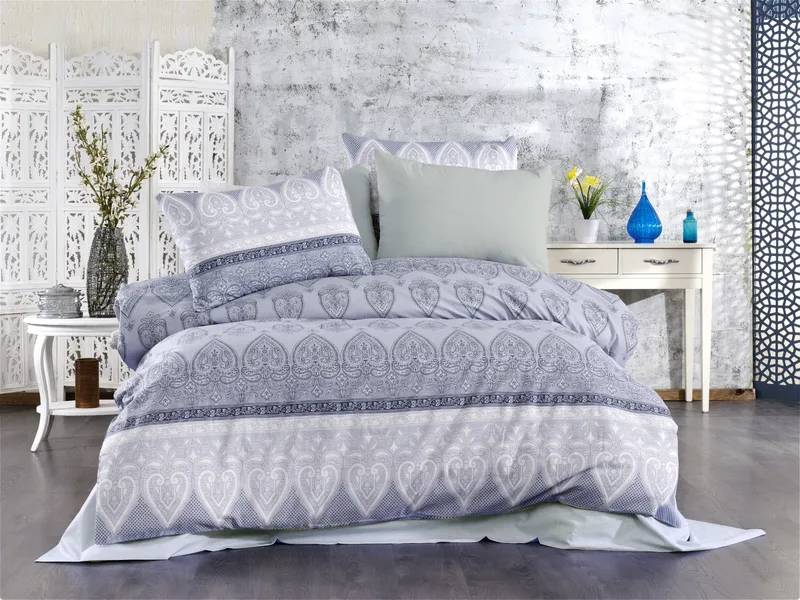 Σετ Σεντόνια Μονά 3 Τεμαχίων Dimcol Ηλέκτρα 360 Grey 160x240