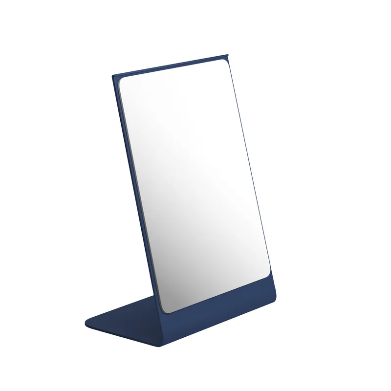 Καθρέπτης Επιτραπέζιος Ανοξείδωτος Matt Navy Blue Pam & Co 15x10x22εκ. 1520-203 (Υλικό: Ανοξείδωτο, Χρώμα: Μπλε) - Pam & Co - 1520-203