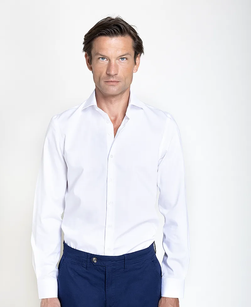 Vardas Ανδρικό Πουκάμισο Βαμβακερό Μονόχρωμο Modern Fit Για Business & Formal Εμφανίσεις