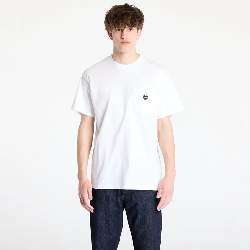 T-shirt Carhartt WIP S/S Pocket Heart T-Shirt White/ Black L