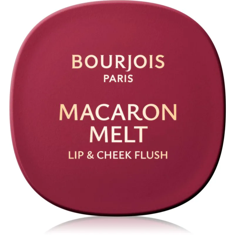 Bourjois Macaron Melt Lip & Cheek Flush ρουζ 2 σε 1 απόχρωση 05 Berry Smoothy 5 γρ