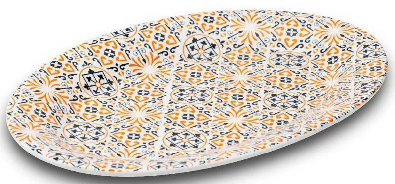 ΠΙΑΤΕΛΑ NAVA MAIOLICA ΠΟΡΣΕΛΑΝΙΝΗ ΟΒΑΛ ΠΟΡΤΟΚΑΛΙ (35CM)