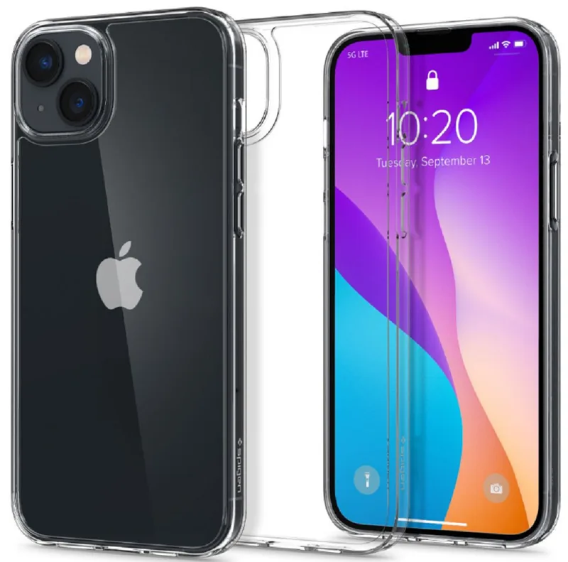 Spigen Air Skin Hybrid Θήκη Apple iPhone 15 Plus / 14 Plus - Crystal Clear (ACS04886)