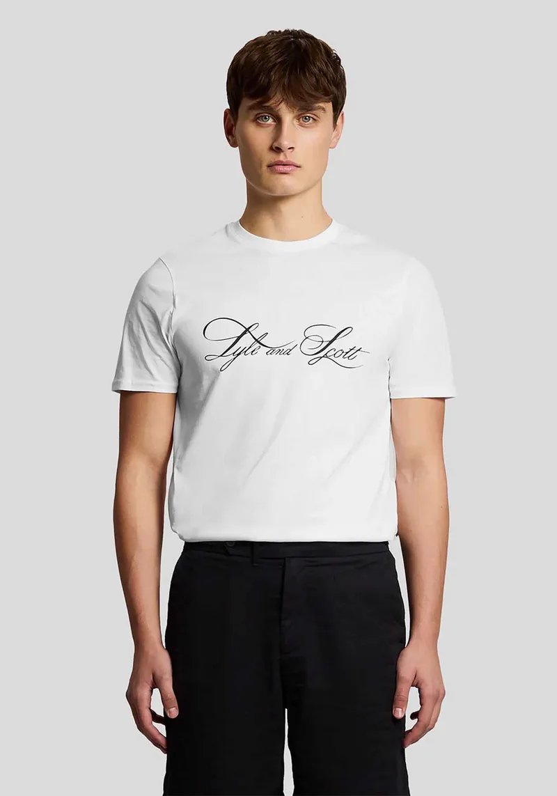 Lyle & Scott T Shirt Graphic - TS2445V 626 White