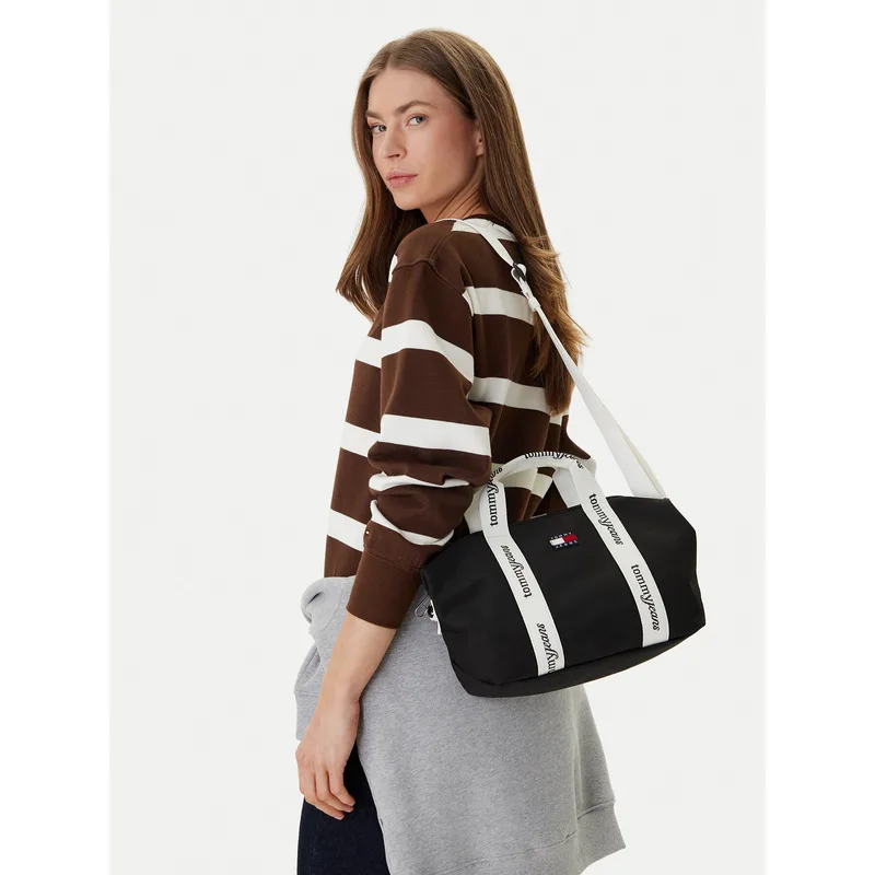 Τσάντα Tommy Jeans Ess Daily Mini Tote AW0AW18460 Μαύρο