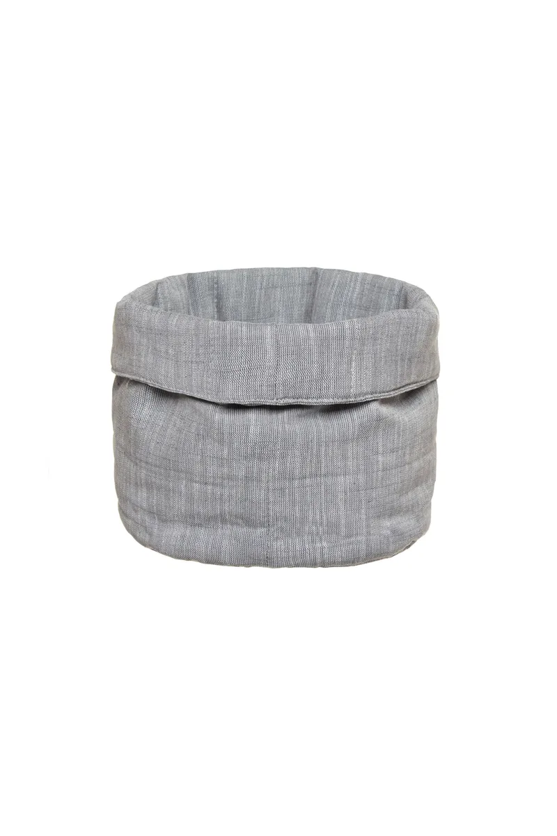 Καλαθάκι στρογγυλό 20 χ 20 cm Coincasa - 000495324 Γκρι