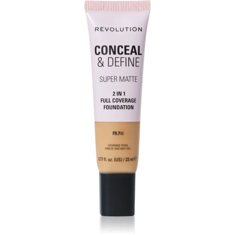 Revolution Conceal & Define ματ μεικ απ απόχρωση F9.7W 23 ml