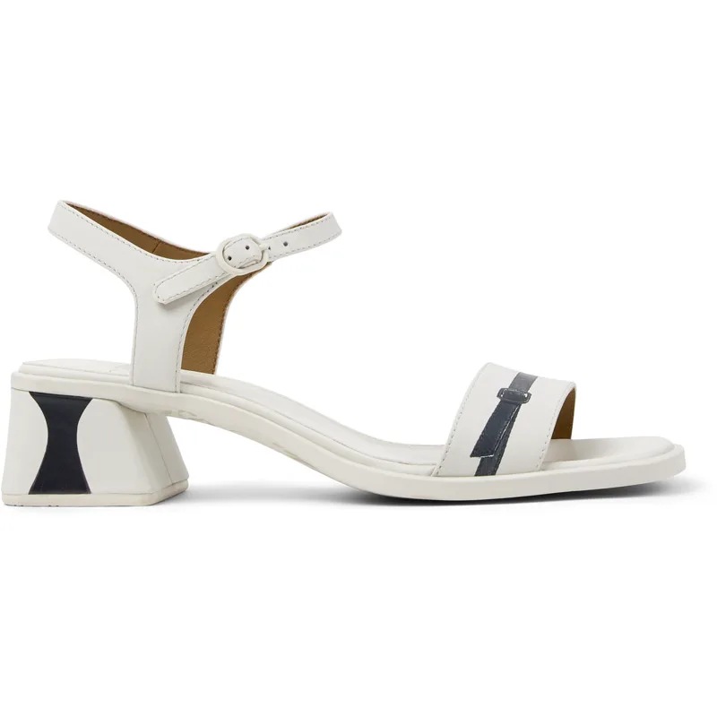 CAMPER Kora Sandal - Πέδιλα Για Γυναικεία - Λευκό, Μέγεθος 36, Smooth leather