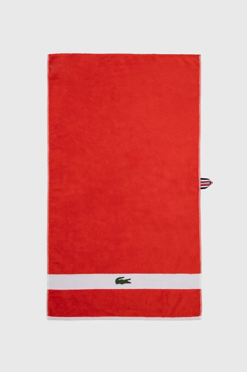 Μικρή βαμβακερή πετσέτα Lacoste L Casual Glaieul 55 x 100 cm