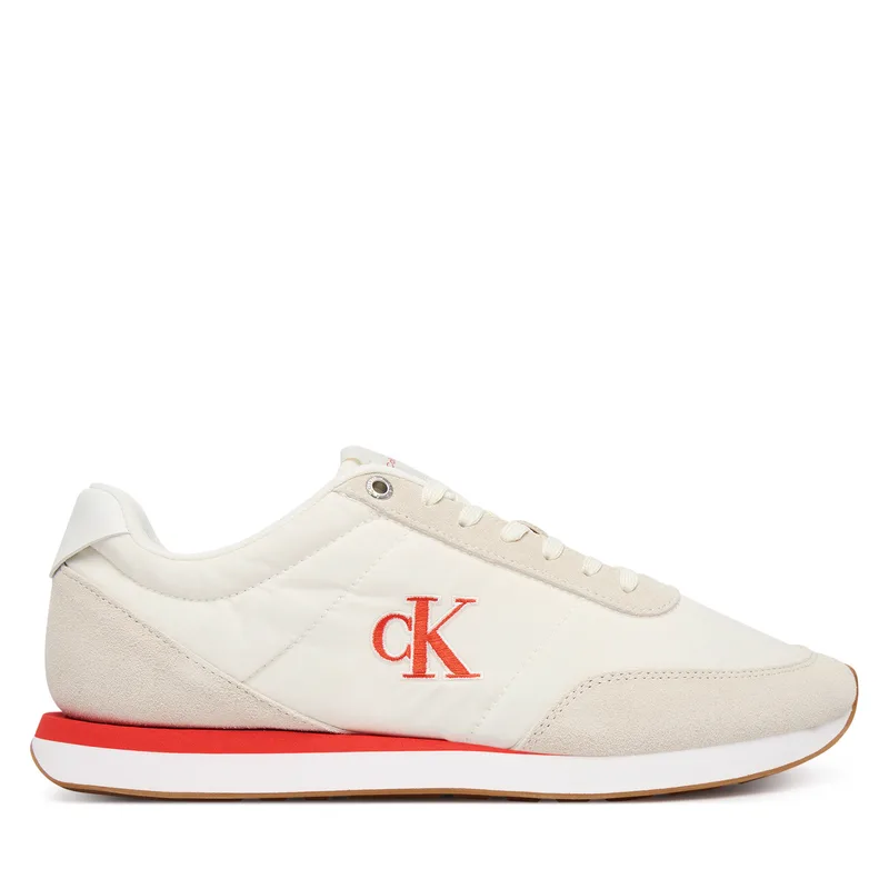Αθλητικά Calvin Klein Jeans Retro Runner Ess Mix Mat YM0YM01361 Μπεζ