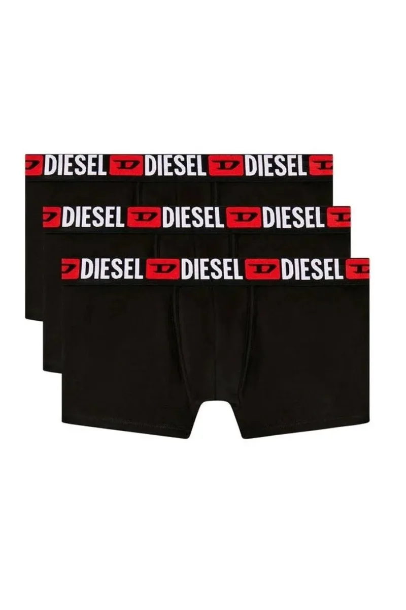 Diesel Ανδρικά Εσώρουχα UMBX Damien Boxer (3-Pack) - Μαύρα-S2600ST3V0DDAI-BLACK