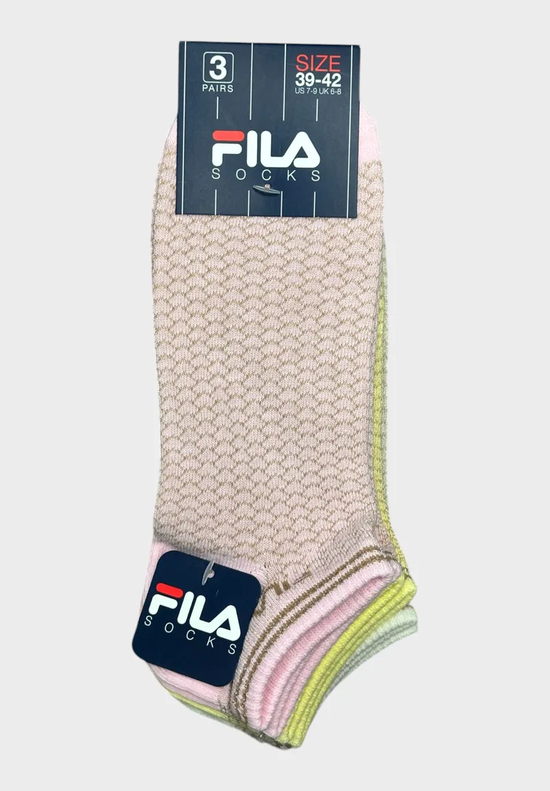 FILA Γυναικεία Σοσόνια Ice Cream Pink/Yellow/Ecru F6155-243-Πολύχρωμο