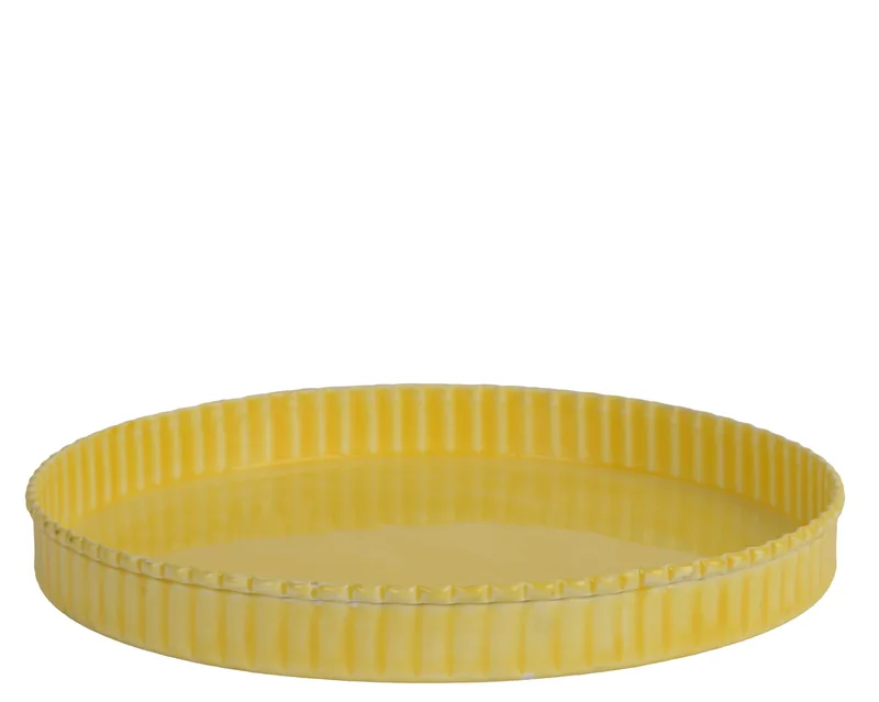 Beauty Home Μεταλλικός Δίσκος Φ30 Κίτρινο