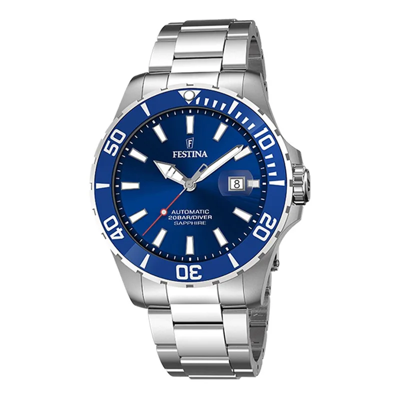 FESTINA Automatic Silver Stainless Steel Bracelet F20531/3
