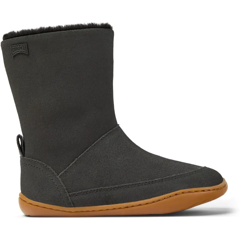 CAMPER Peu - Μπότες Για Κορίτσια - Γκρι, Μέγεθος 32, Smooth leather