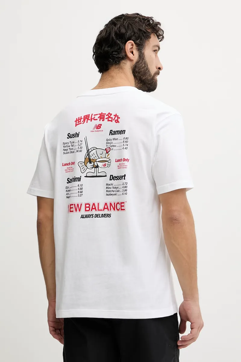 New Balance T-shirt ανδρικό βαμβακερό Ramen