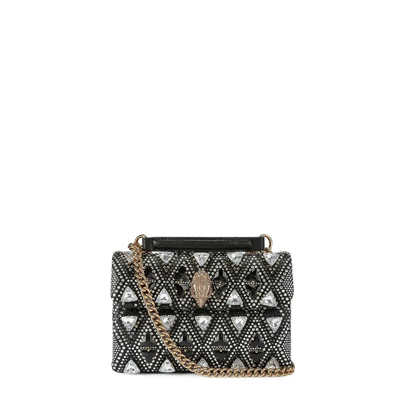 Shoulder Bags γυναικεία Kurt Geiger Μαύρο 4373009609 Medium Kensington Jewel 261