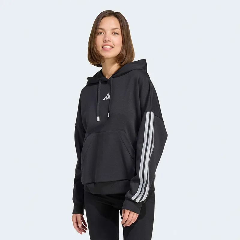 adidas Sportswear Essentials 3-Stripes Γυναικεία Μπλούζα με Κουκούλα (9000236283_10681)