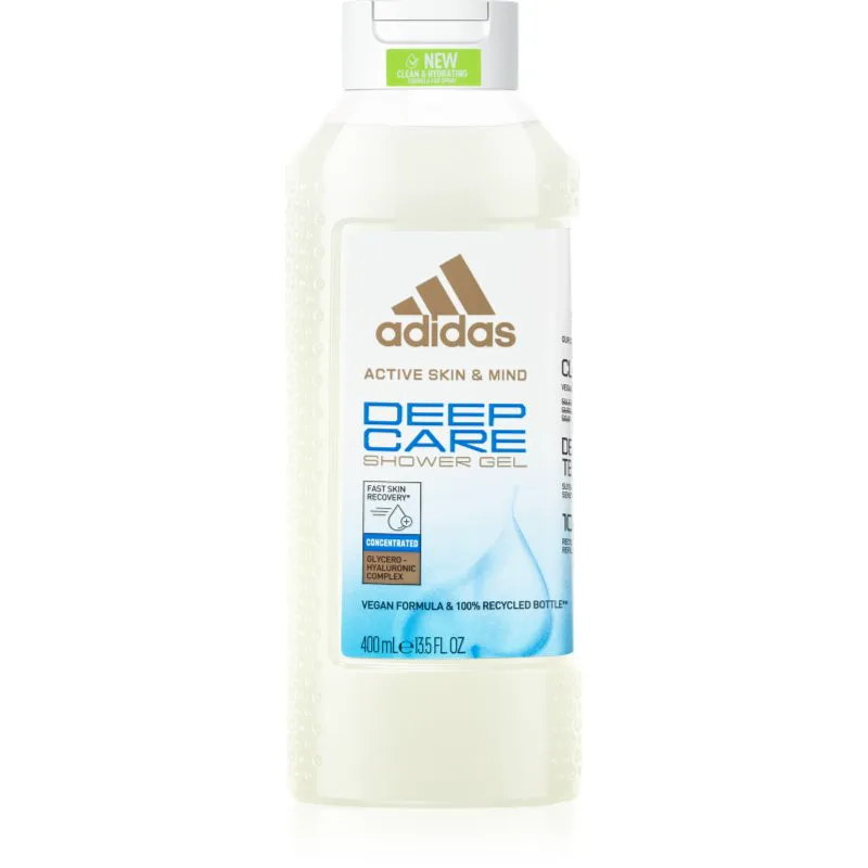 Adidas Deep Care περιποιητικό τζελ ντους με υαλουρονικό οξύ 400 ml