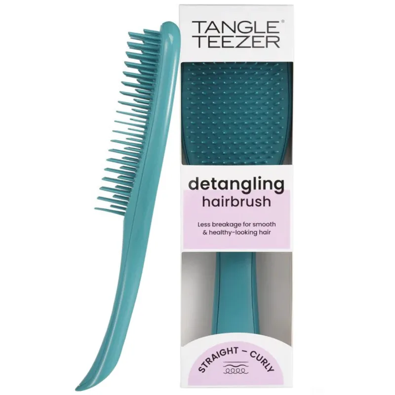 Tangle Teezer The Ultimate Detangler Βούρτσα για Εύκολο Ξεμπέρδεμα για Ίσια & Σγουρά Μαλλιά 1 Τεμάχιο - Transformative Teal