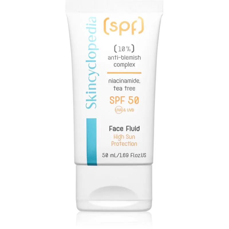 Skincyclopedia Anti-Blemish προστετυτικό υγρό για την αντιμετώπιση των καφέ κηλίδων SPF 50 50 ml
