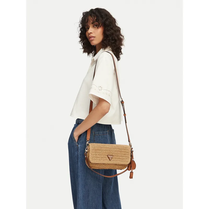 Τσάντα Guess Ofelia HWWG99 23190 Μπεζ