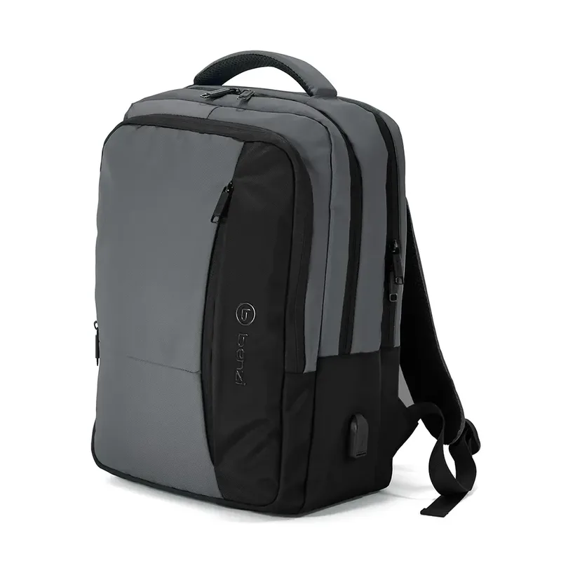 Σακίδιο με Θήκη Laptop 15.6" BENZI (40x30x20cm) Γκρι BZ5882