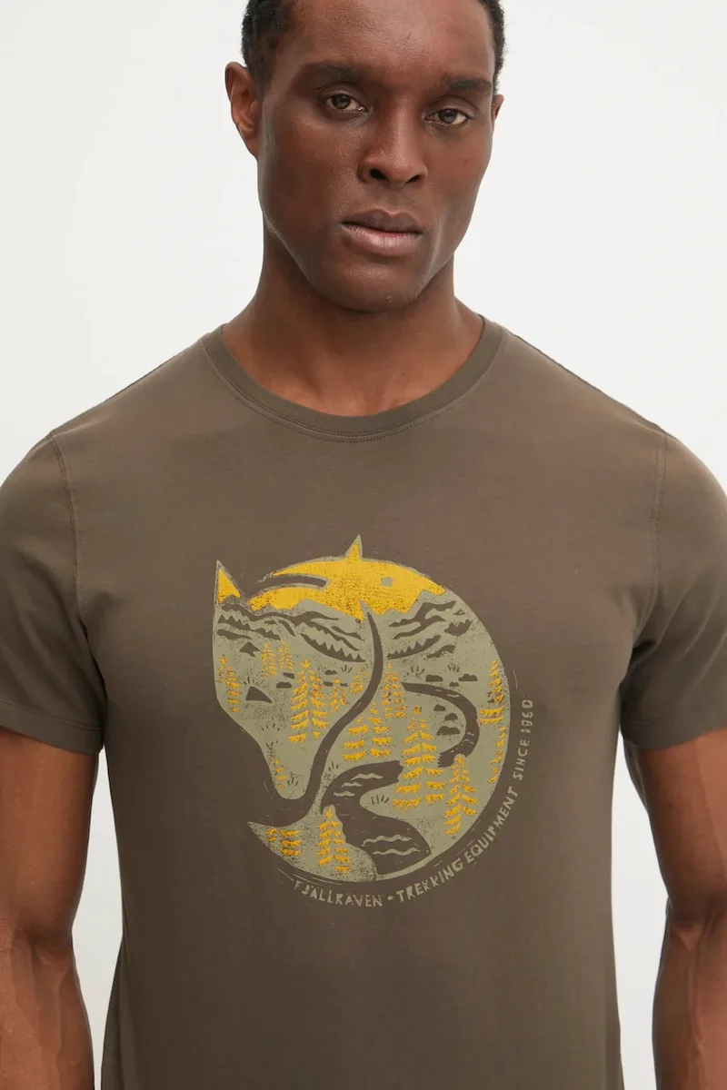 Fjallraven Βαμβακερό μπλουζάκι Fjallraven