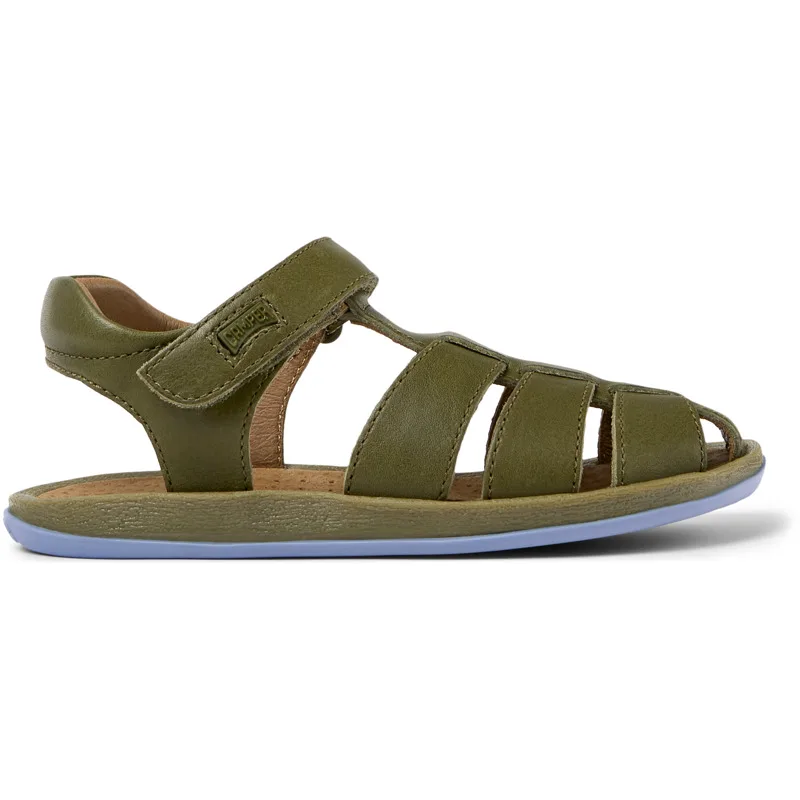 CAMPER Bicho - Πέδιλα Για Κορίτσια - Πράσινο, Μέγεθος 31, Smooth leather