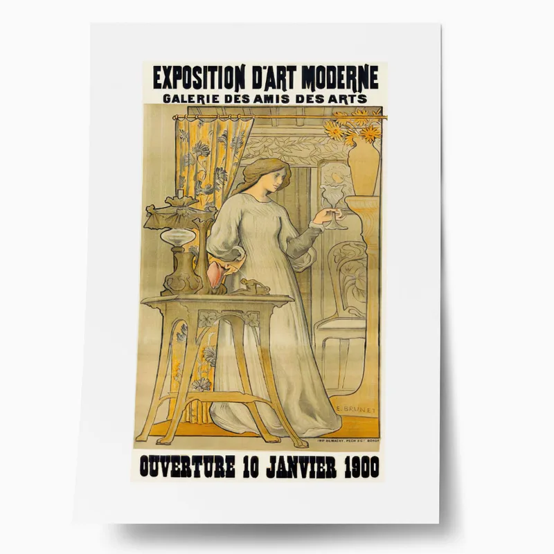 Πόστερ 1900 EXPOSITION D'ART MODERNE