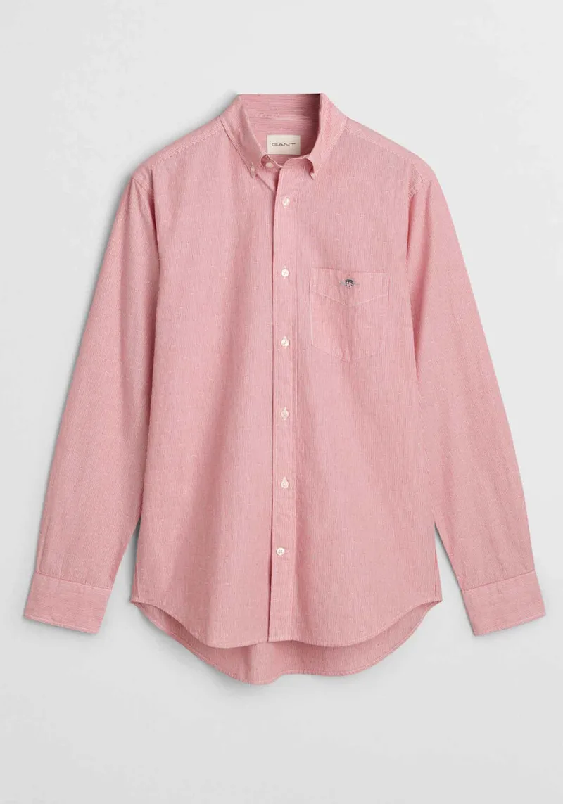 GANT Πουκάμισο της σειράς Striped Poplin - 3250081 630 Ruby Red
