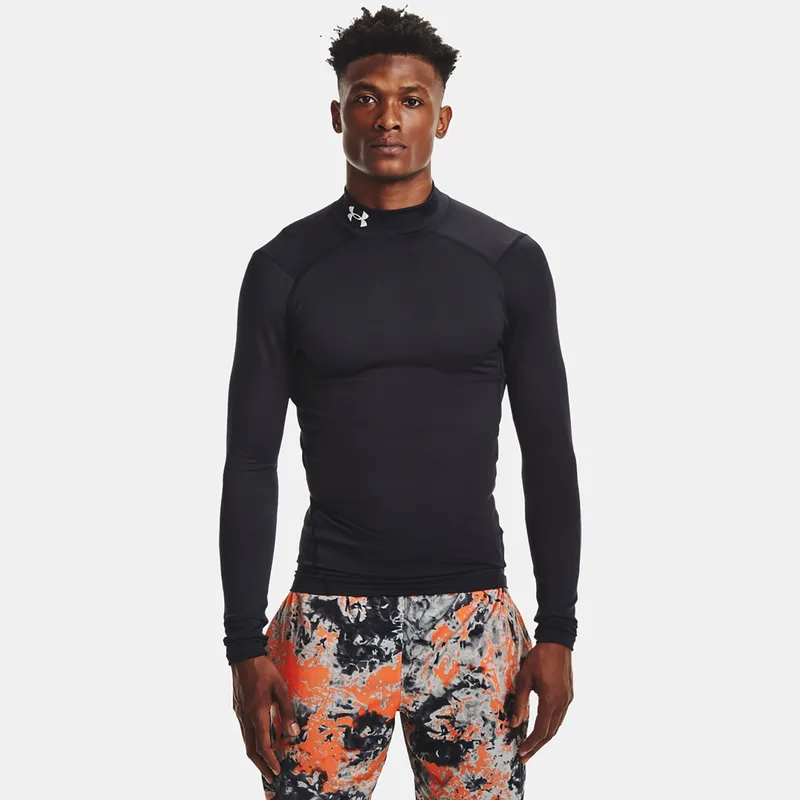 UA COLDGEAR COMPRESSION LONG SLEEVE TOP ΜΑΥΡΟ