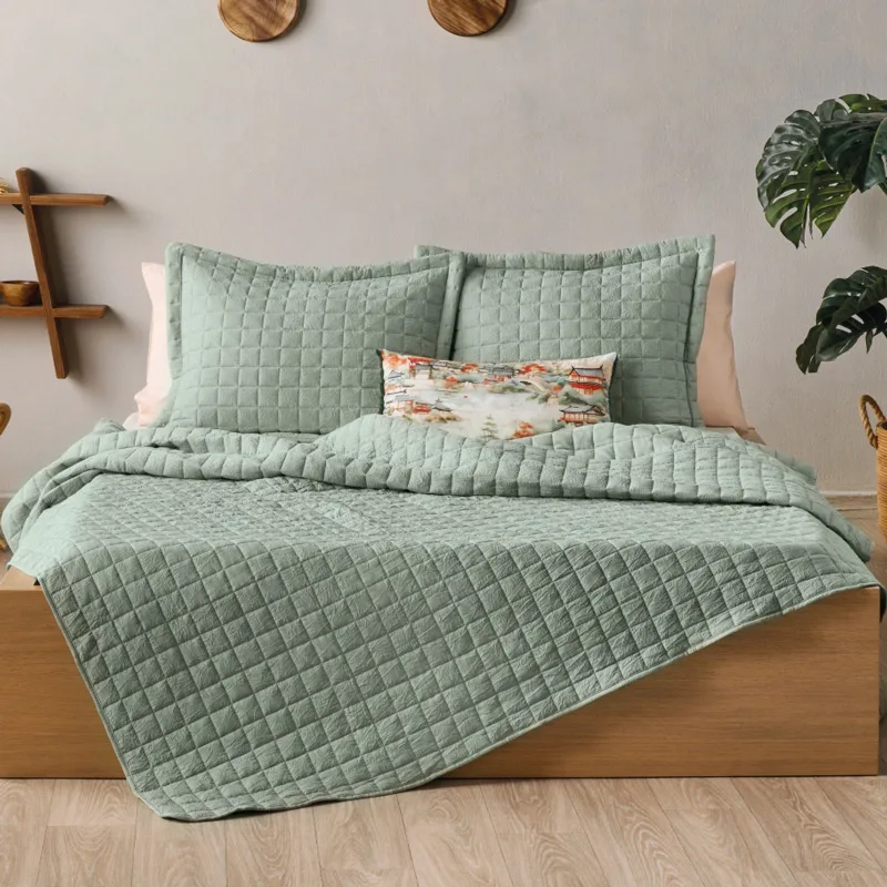 Κουβερλί Ημίδιπλο 180x240 Kentia Vegas 1025 Mint Green