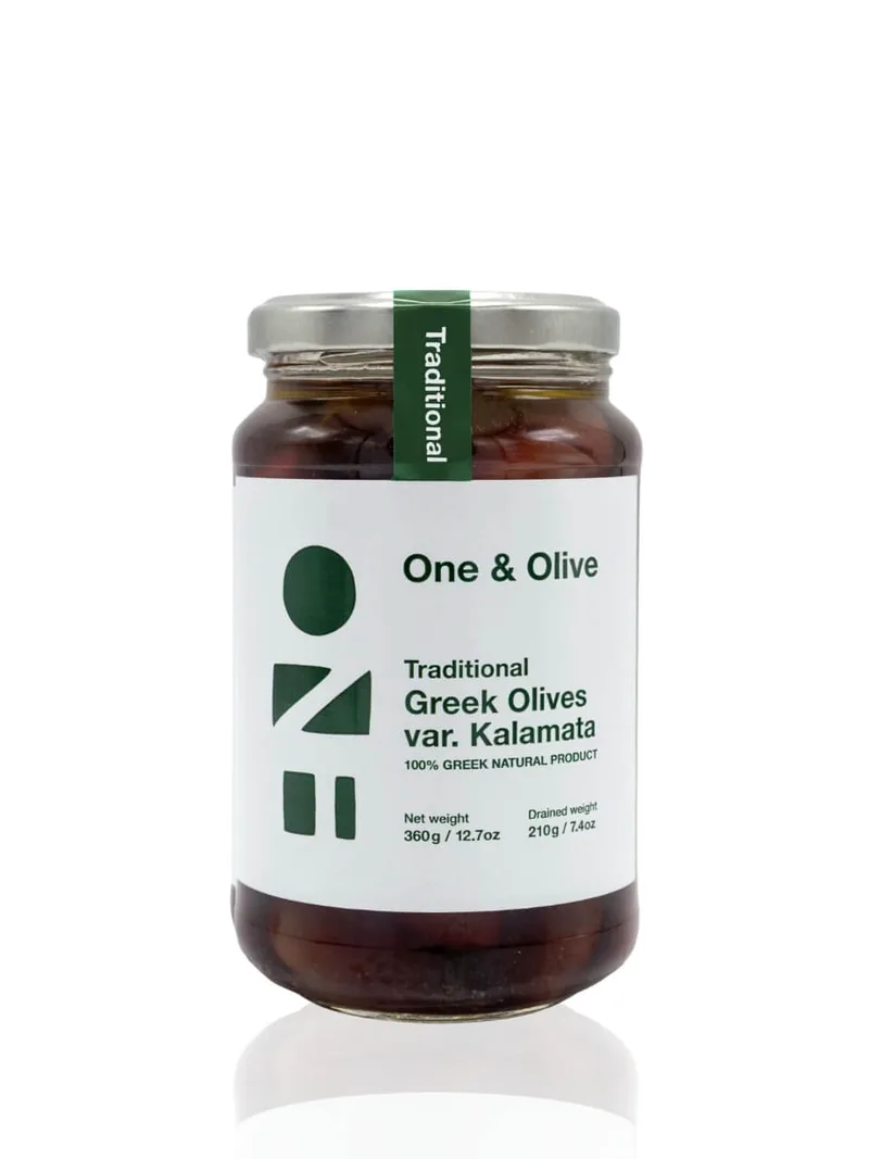 Παραδοσιακές ελιές Καλαμών «One & Olive» "Olive Ergo Anagnostopoulos" 360g>