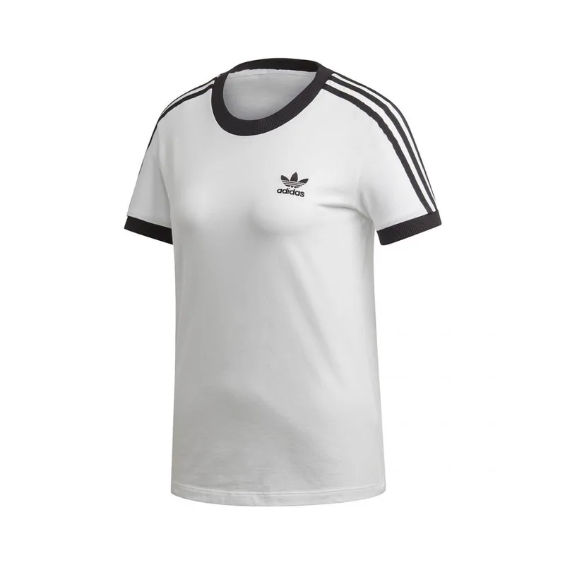 Adidas 3 Stripes Γυναικείο Αθλητικό T-shirt Λευκό ED7483