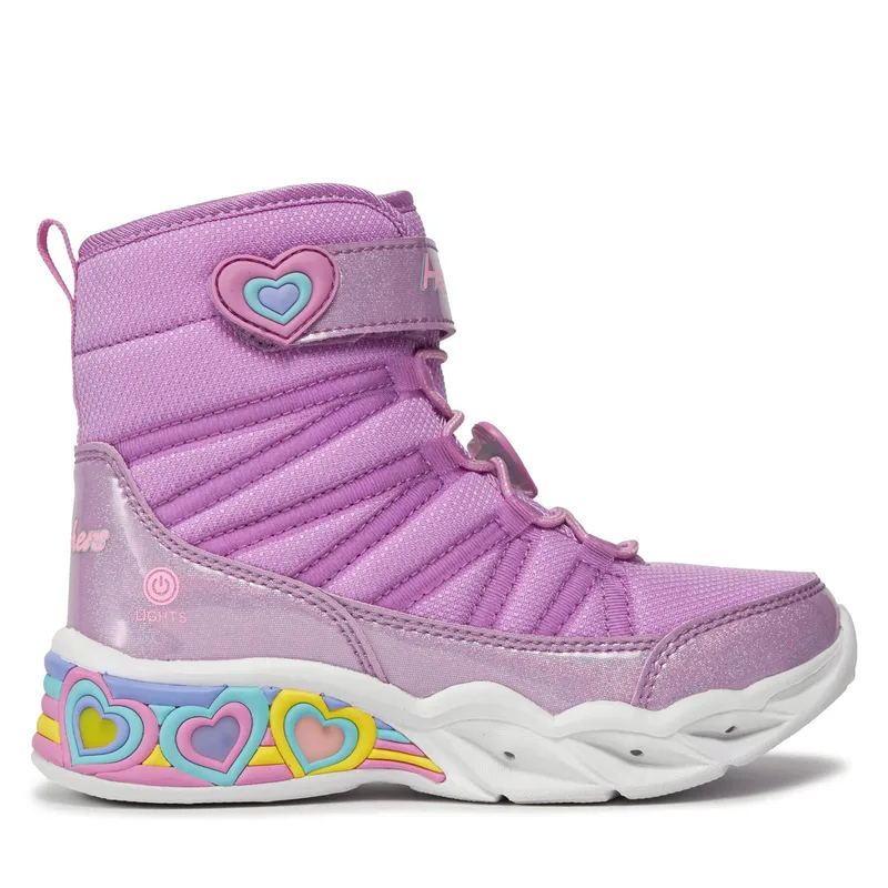 Μπότες Χιονιού Skechers Sweetheart Lights 302661L/LVTQ Ροζ
